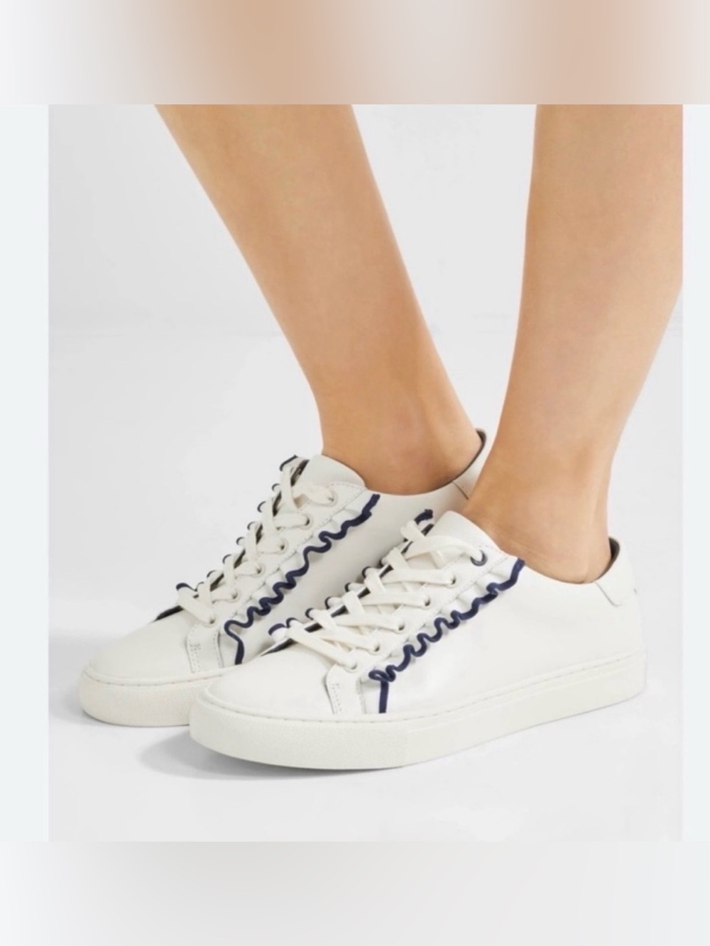 {Tory Burch) Sport leather Sneakers